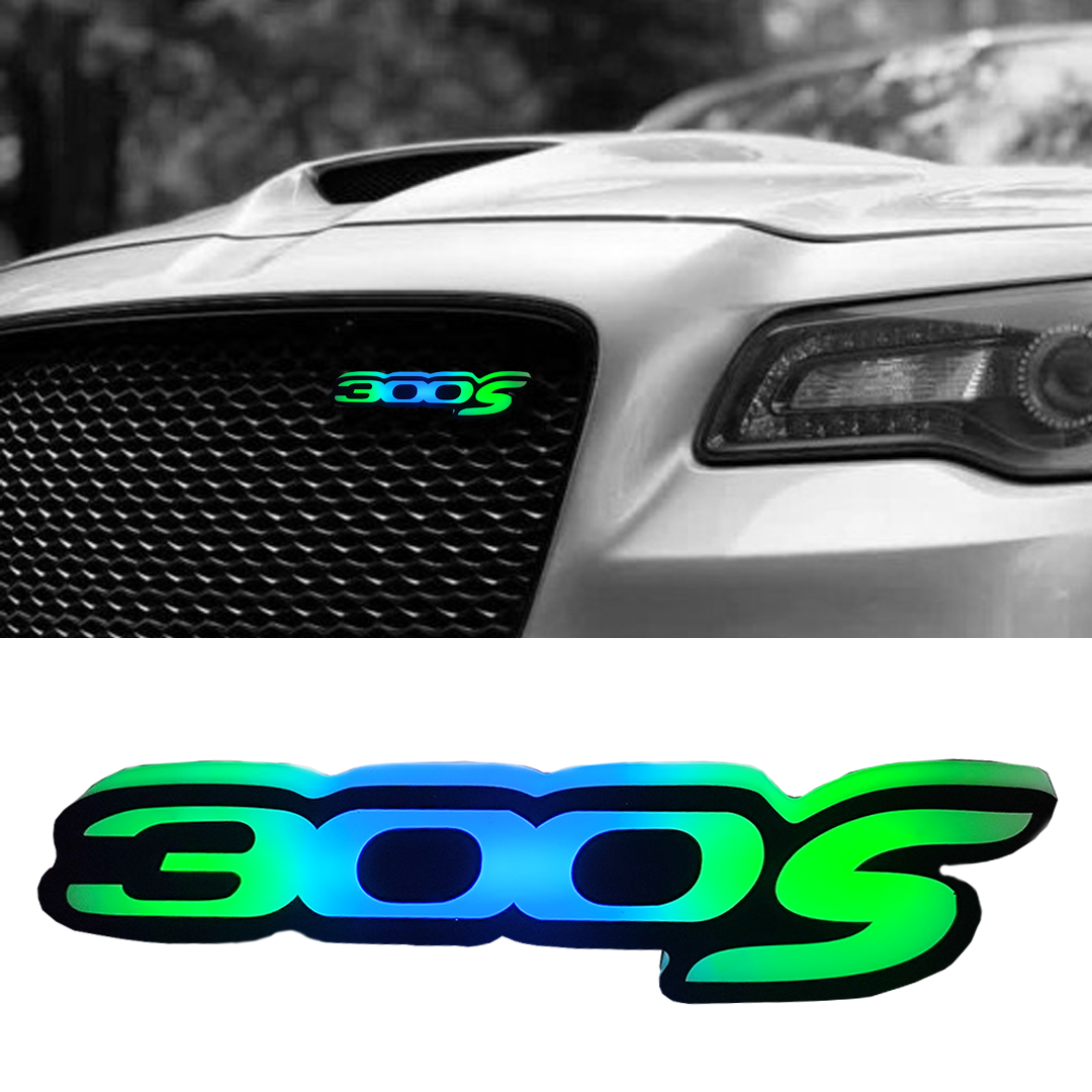 Chrysler 300S Emblem Logo / RGBW Flow Series LED Badge